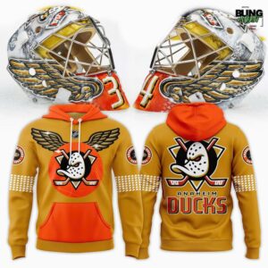 Anaheim Ducks Goalie Mask Limited Edition Hoodie