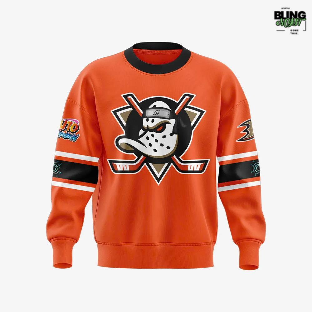 Anaheim Ducks Naruto Anime Night 2025-26 Sweatshirt Anaheim Ducks Naruto Anime Night 2025-26 Sweatshirt