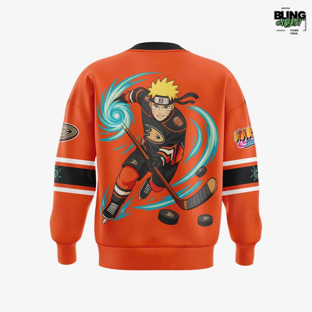 Anaheim Ducks Naruto Anime Night 2025-26 Sweatshirt Anaheim Ducks Naruto Anime Night 2025-26 Sweatshirt