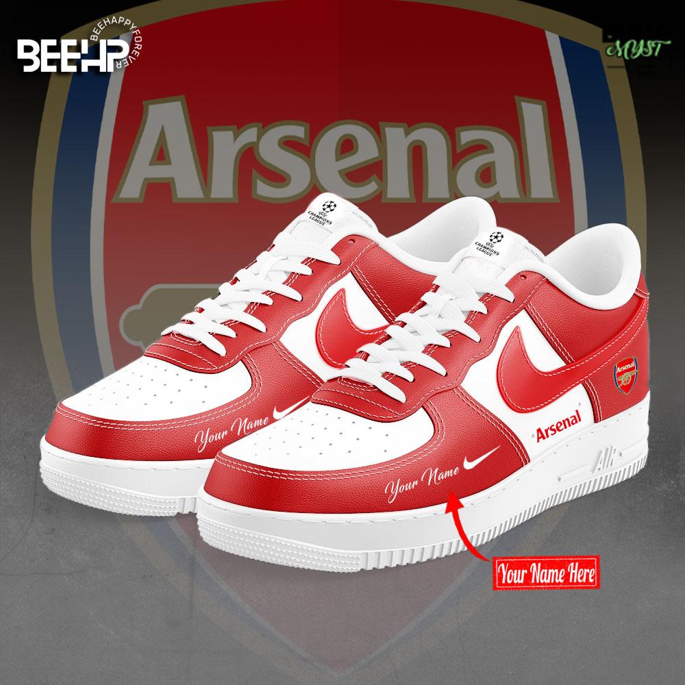 Arsenal F.C Champions League Personalized Nike Air Force 1 Arsenal F.C Champions League Personalized Nike Air Force 1