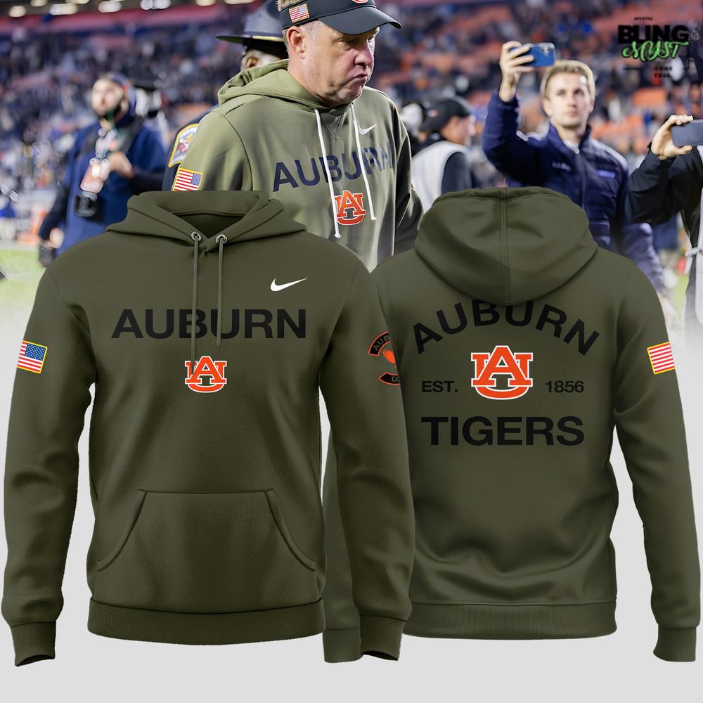 Auburn Tigers Military Appreciation 2025 Special Hoodie Auburn Tigers Military Appreciation 2025 Special Hoodie