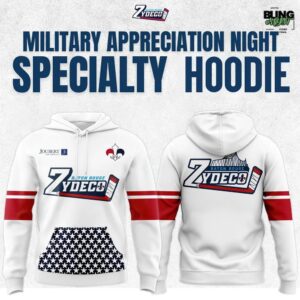 Baton Rouge Zydeco Military Appreciation Night 2025 Hoodie