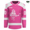 Bemidji State Beavers Pink in the Rink 2025 Hockey Jersey 2