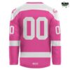 Bemidji State Beavers Pink in the Rink 2025 Hockey Jersey 3