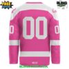 Bemidji State Pink in the Rink 2025 Hockey Jersey 3