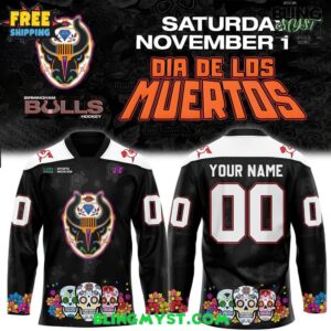 Birmingham Bulls Día de Muertos 2025 Special Hockey Jersey