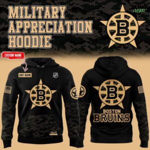 Boston Bruins Military Appreciation Night 2025 Hoodie