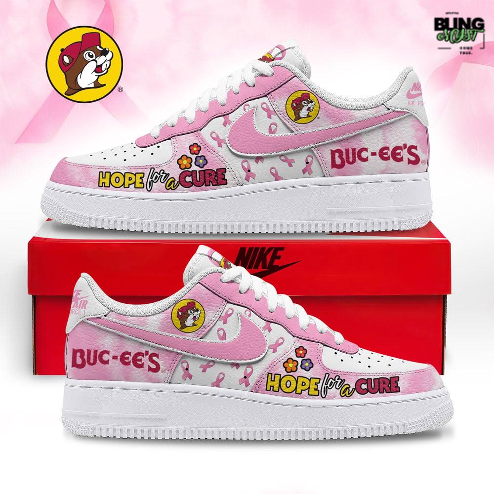 Buc-ee’s Hope For A Cure Limited Edition Air Force 1 Buc-ee’s Hope For A Cure Limited Edition Air Force 1