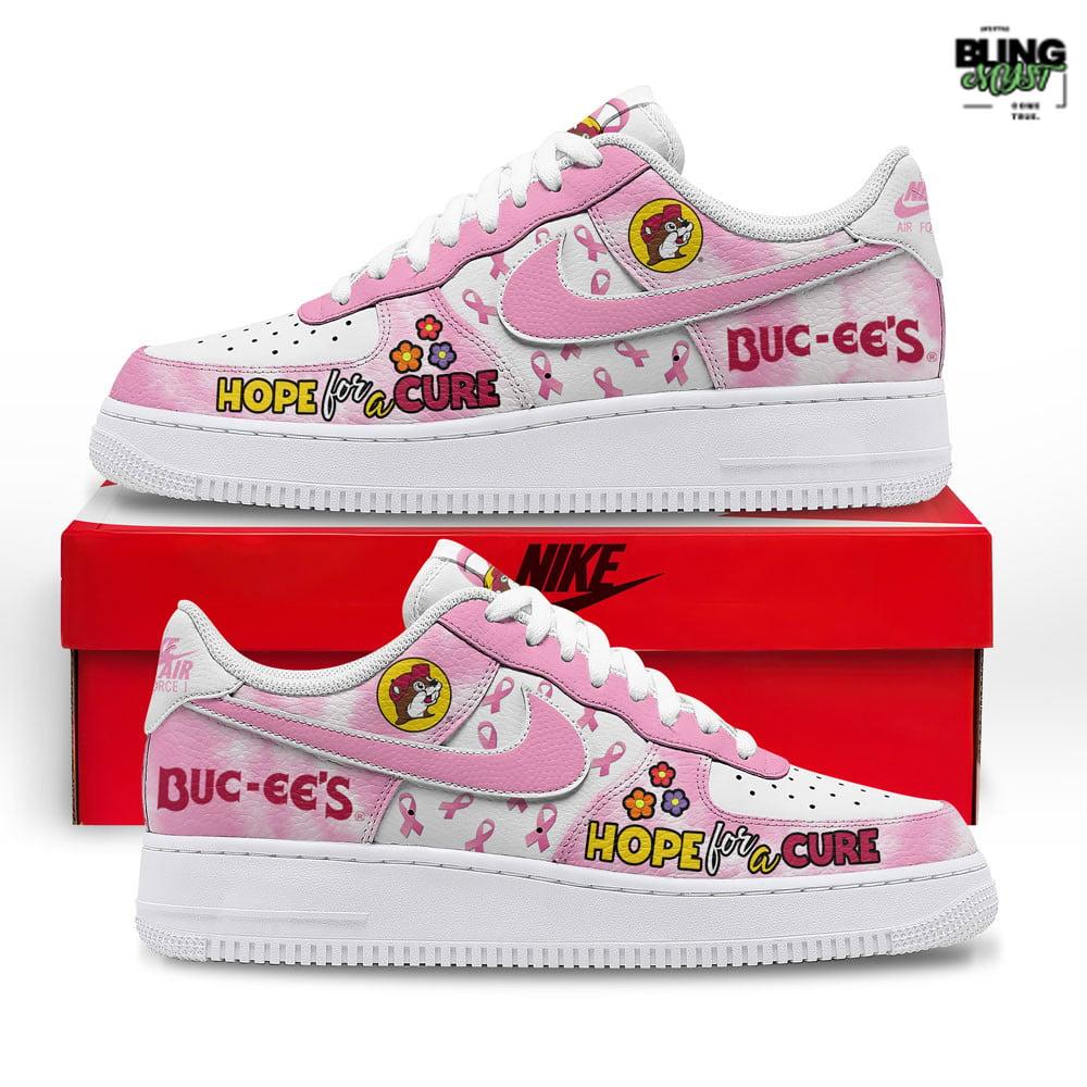 Buc-ee’s Hope For A Cure Limited Edition Air Force 1 Buc-ee’s Hope For A Cure Limited Edition Air Force 1