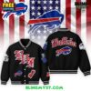 Buffalo Bills Vintage Black Old English Special Edition Varsity Jacket