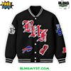 Buffalo Bills Vintage Black Old English Special Edition Varsity Jacket 2