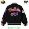 Buffalo Bills Vintage Black Old English Special Edition Varsity Jacket 3
