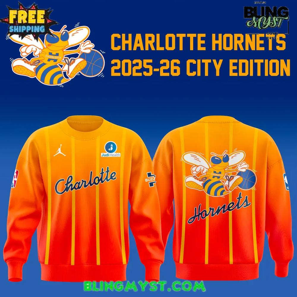 Charlotte Hornets 2025-26 City Limited Edition Sweatshirt Charlotte Hornets 2025-26 City Limited Edition Sweatshirt