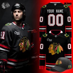 Chicago Blackhawks Black Alternate Uniform Returns After Two Decades NHL Hockey Jersey