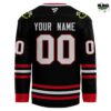 Chicago Blackhawks Black Alternate Uniform Returns After Two Decades NHL Hockey Jersey 3