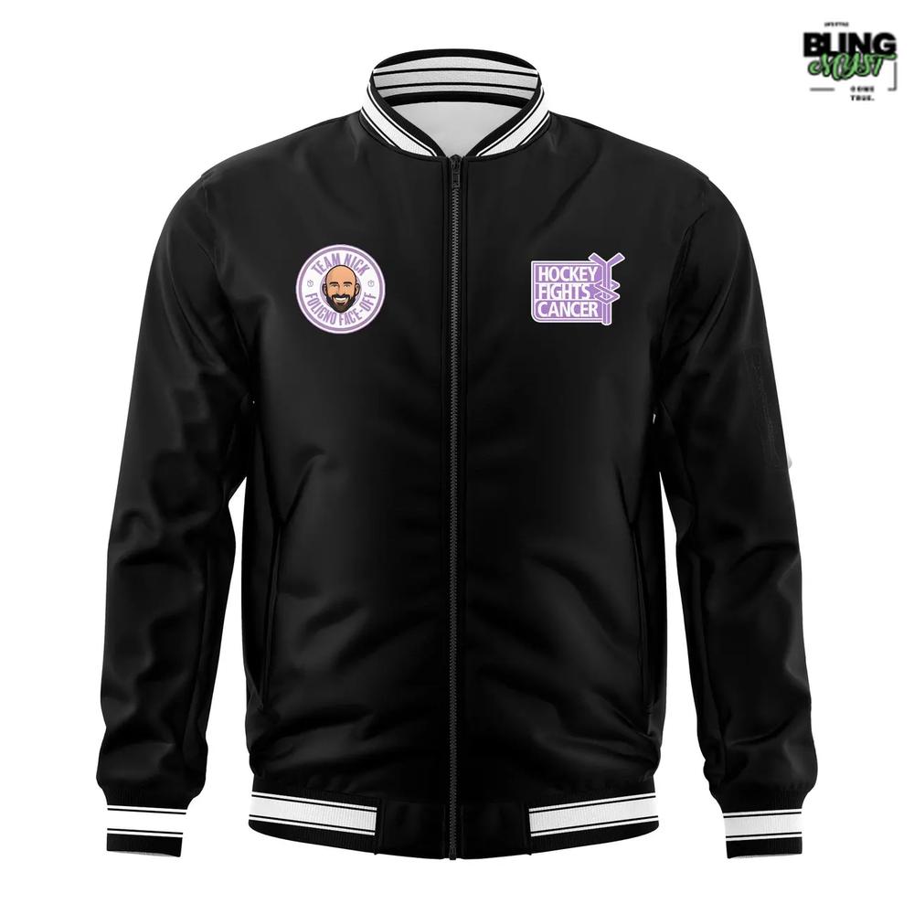 Chicago Blackhawks Foligno Face-Off Special Edition Bomber Jacket Chicago Blackhawks Foligno Face-Off Special Edition Bomber Jacket