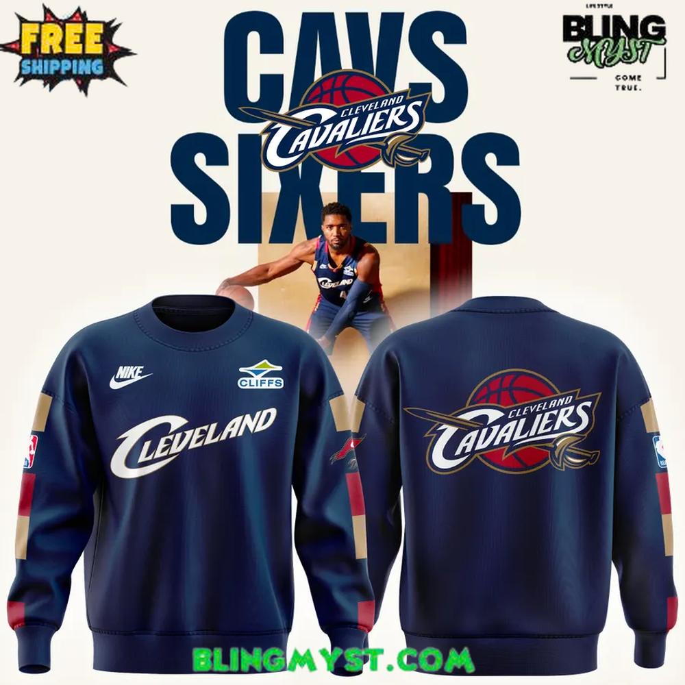Cleveland Cavaliers Back To Blue Classic Sweatshirt Cleveland Cavaliers Back To Blue Classic Sweatshirt