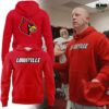 Coach Jeff Brohm Louisville Cardinals 2025 Hoodie