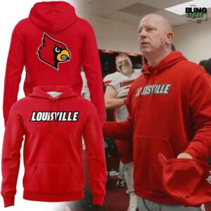 Coach Jeff Brohm Louisville Cardinals 2025 Hoodie