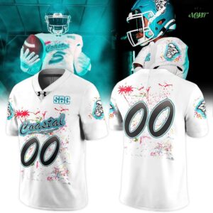 Coastal Carolina Chanticleers Glow in the Dark Limited Football Jersey
