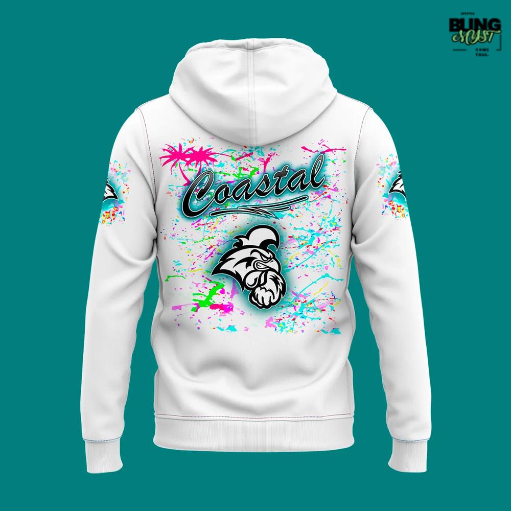 Coastal Carolina Chanticleers Glow in the Dark Limited Hoodie Coastal Carolina Chanticleers Glow in the Dark Limited Hoodie