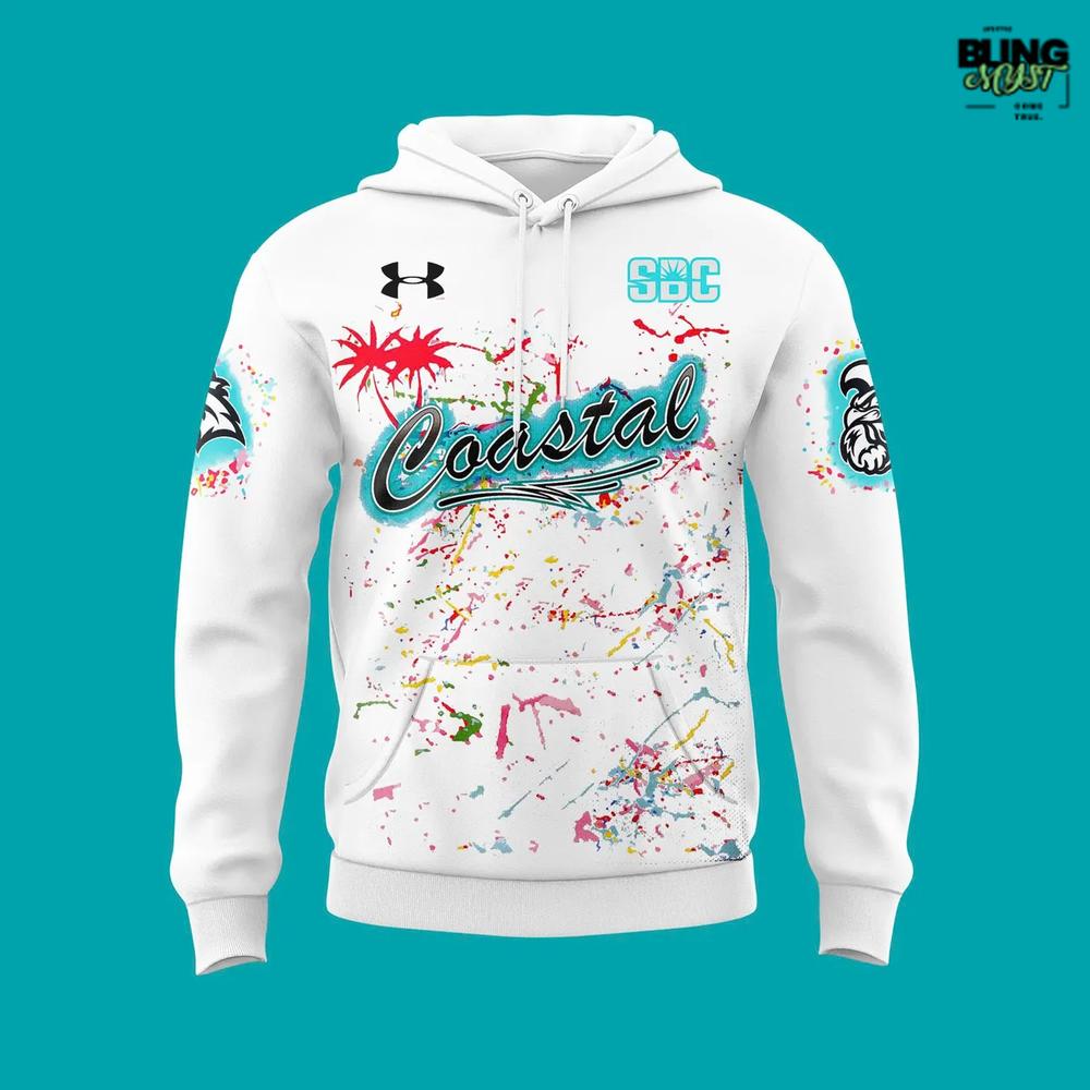 Coastal Carolina Chanticleers Glow in the Dark Limited Hoodie Coastal Carolina Chanticleers Glow in the Dark Limited Hoodie