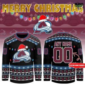 Colorado Avalanche 2025 Merry Christmas NHL Hockey Jersey
