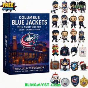Columbus Blue Jackets 25th Anniversary Advent Calendar 2025