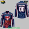 Columbus Blue Jackets Superman Night Special Hockey Jersey 1 Columbus Blue Jackets Superman Night Special Hockey Jersey 2