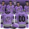 Columbus River Dragons 2025 Hockey Fights Cancer Limited Hockey Jersey 1
