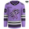 Columbus River Dragons 2025 Hockey Fights Cancer Limited Hockey Jersey 2