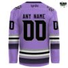 Columbus River Dragons 2025 Hockey Fights Cancer Limited Hockey Jersey 3