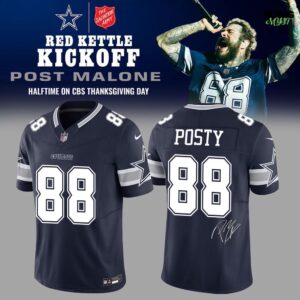 Dallas Cowboys x Post Malone Thanksgiving Limited Edition Football Jersey