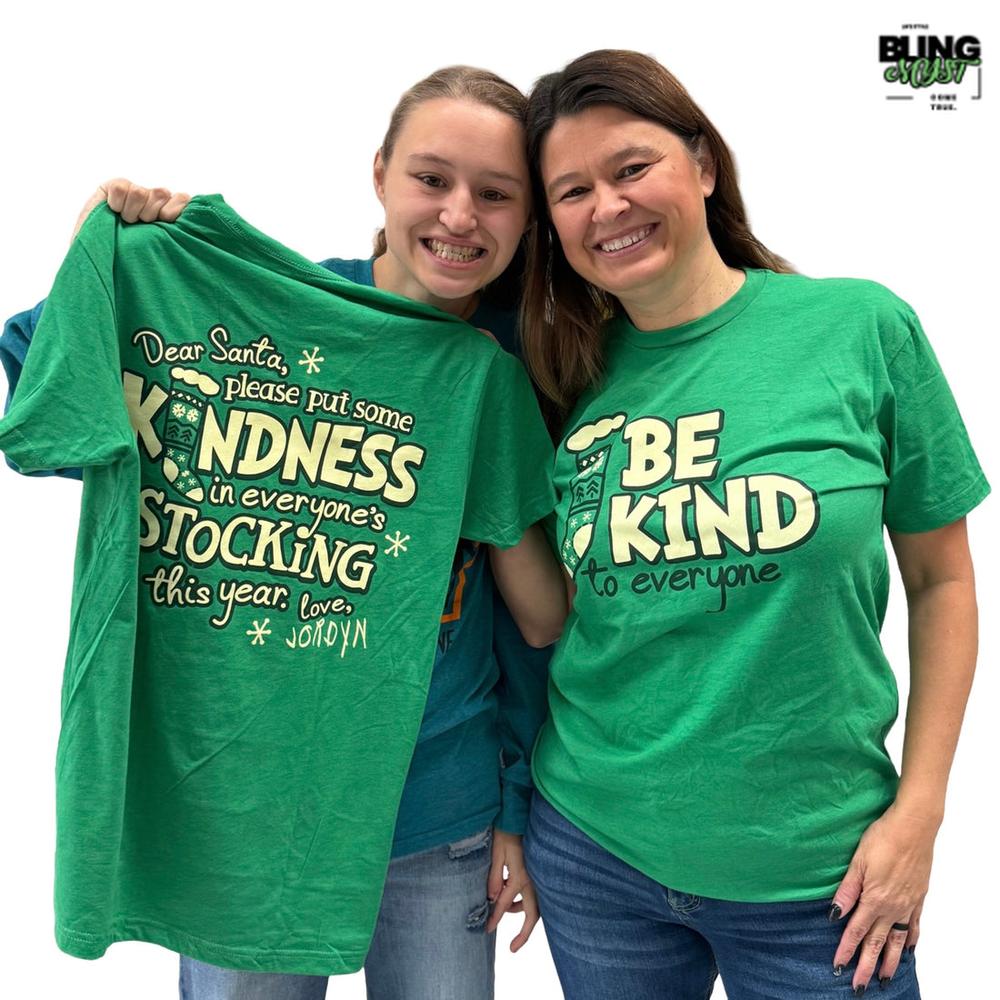 Dear Santa, Be Kind to Everyone Stocking Premium T-Shirt Dear Santa, Be Kind to Everyone Stocking Premium T-Shirt