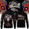 Denver Broncos Dia de los Muertos NFL Hoodie 1