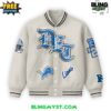 Detroi Lions Vintage Cream Old English Special Edition Varsity Jacket 2