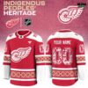 Detroit Red Wings Indigenous People Heritage 2025 NFL Hockey Jersey 4