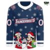 Evansville Thunderbolts Mickey Merry Christmas 2025 Hockey Jersey 2