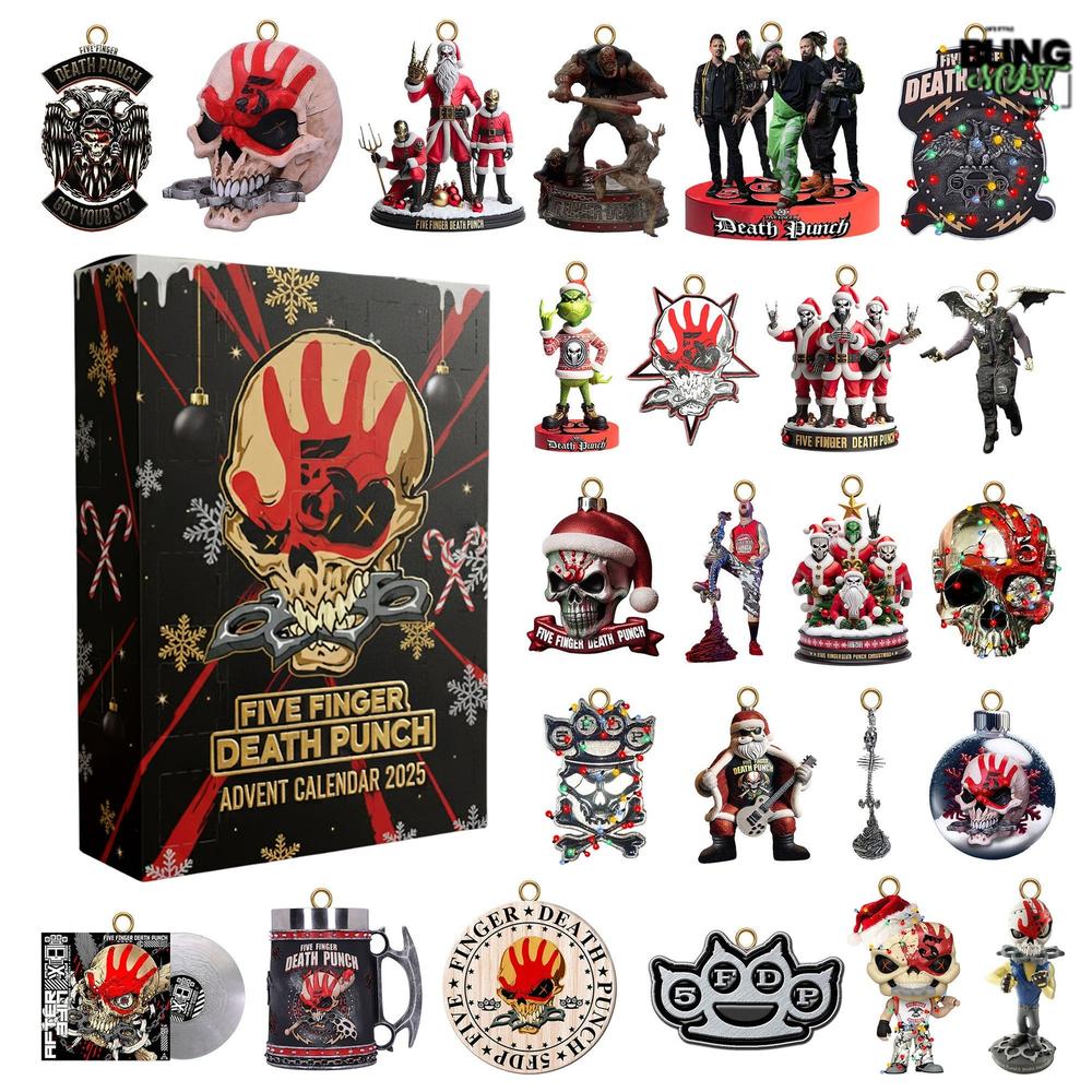 Five Finger Death Punch Limited Edition Advent Calendar 2025 Five Finger Death Punch Limited Edition Advent Calendar 2025