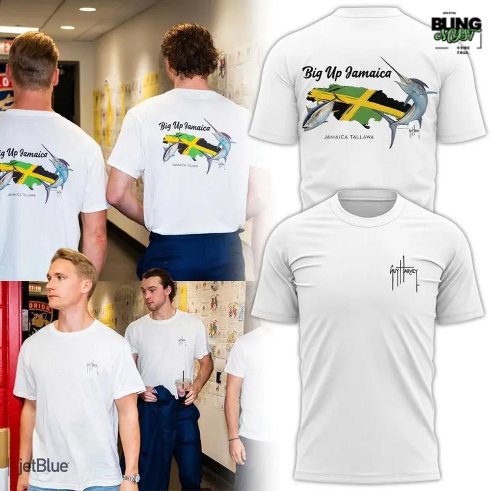 Florida Panthers Big Up Jamaica Special Edition T-Shirt Florida Panthers Big Up Jamaica Special Edition T-Shirt