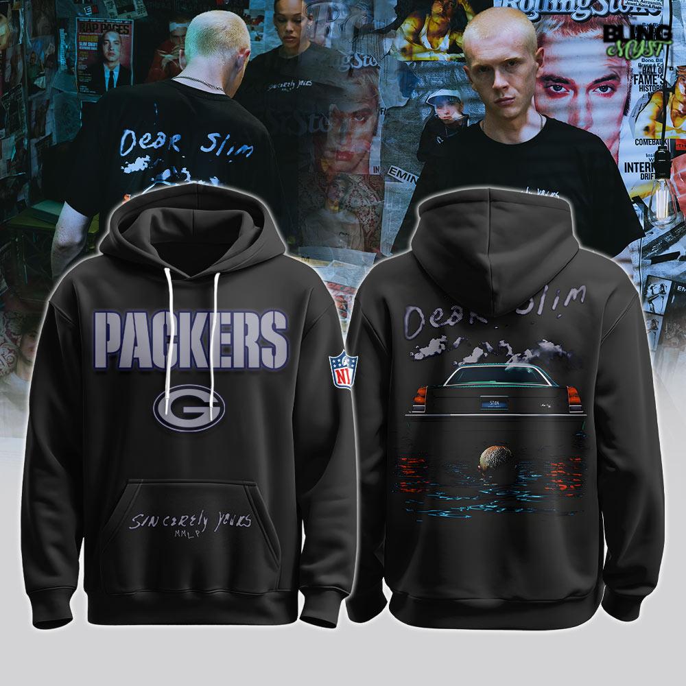 Green Bay Packers x Eminem Dear Slim Special Hoodie Green Bay Packers x Eminem Dear Slim Special Hoodie