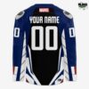 Greensboro Gargoyles Captain America Marvel Night 2025 Hockey Jersey 3