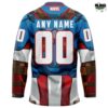 Greensboro Gargoyles Marvel Super Hero Night Special Edition Hockey Jersey 3