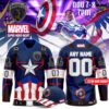 Greensboro Gargoyles Marvel Super Hero Night Special Edition Hockey Jersey 4
