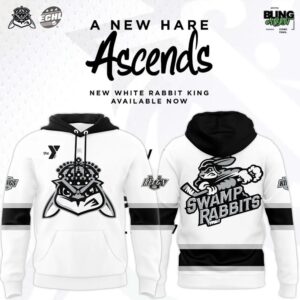 Greenville Swamp Rabbits Ascends 2025 New White Hoodie