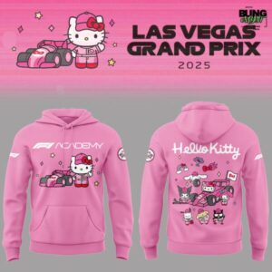 Hello Kitty F1 Academy 2025 Las Vegas Grand Prix Hoodie