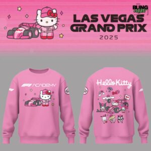 Hello Kitty F1 Academy 2025 Las Vegas Grand Prix Sweatshirt