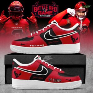 Houston Texans Battle Red Game 2025 Limited Edition Air Force 1