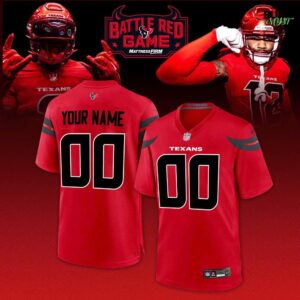 Houston Texans Battle Red Game 2025 Limited Edition Football Jersey