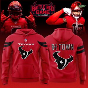 Houston Texans Battle Red Game 2025 Limited Edition Hoodie
